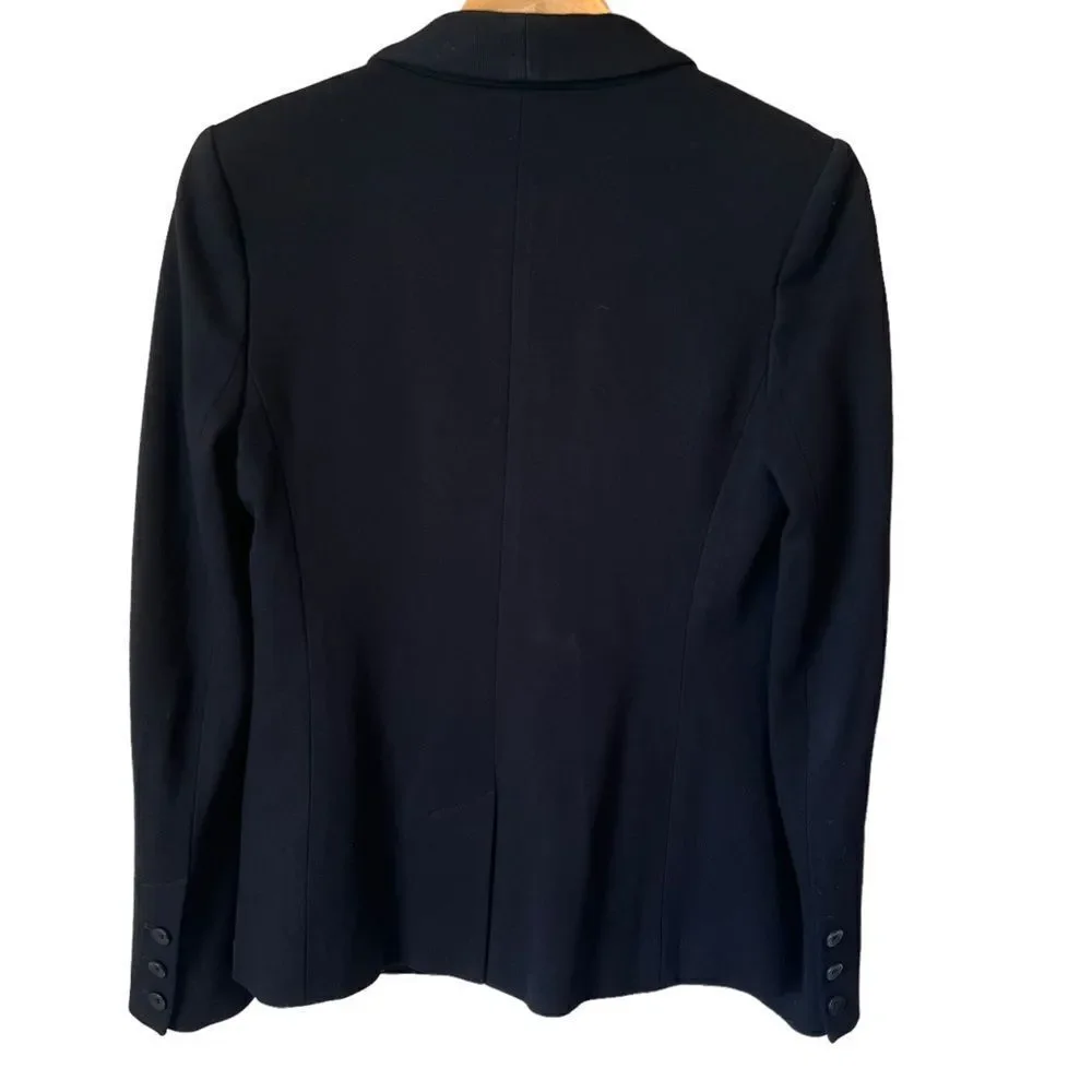 Madewell Duskfall Black One Button Stretch Blazer